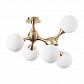 Потолочная люстра Ideal Lux Nodi PL5 Ottone Satinato 241050 - фото №1