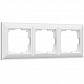 Рамка на 3 поста Werkel Fiore белый W0032201 4690389160387 - фото №1