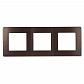 Рамка 3-постовая ЭРА 12 сатин бронза 12-5103-13 Б0052526 - фото №1