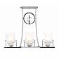 Подвесная люстра Lumina Deco Bronx LDP 1234-3 CHR - фото №4