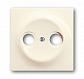 Лицевая панель ABB Impuls розетки TV-R слоновая кость 2CKA001753A0039 - фото №1