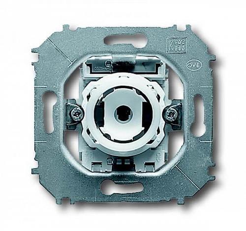 Выключатель кнопочный одноклавишный ABB Impuls 10A 250V с подсветкой N-клеммой 2CKA001413A0897