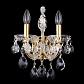 Бра Crystal Lux Isabel AP2 Gold/Transparent - фото №1