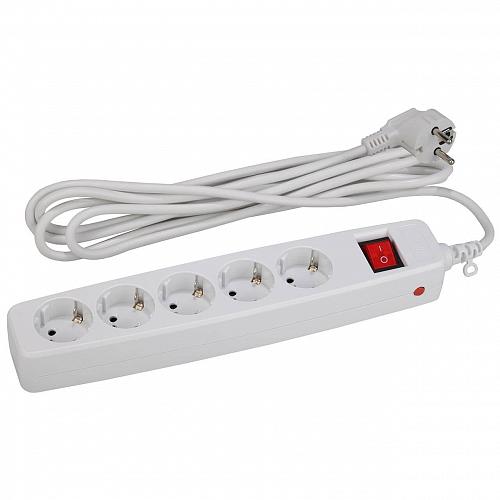 Сетевой фильтр ЭРА SF-5es-4m-W C0039532