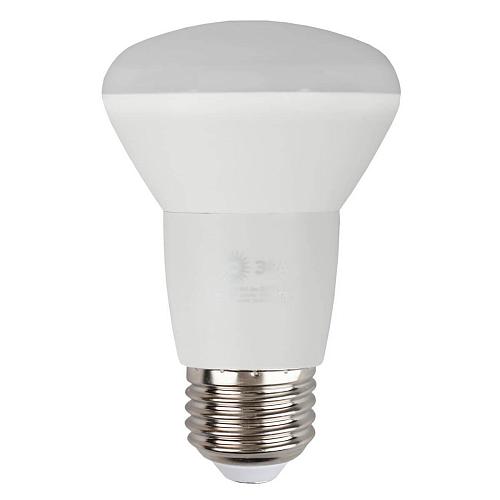 Лампа светодиодная ЭРА E27 8W 2700K матовая ECO LED R63-8W-827-E27 Б0019082