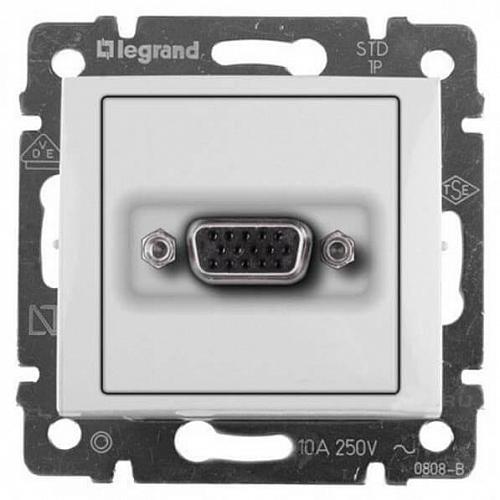 Розетка HD15 Legrand Valena белая 770083