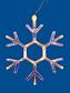 Подвесной светодиодный светильник «Снежинка» Uniel ULD-H1819-012/STA/3AAA Warm White IP20 Snowflake UL-00007251 - фото №1