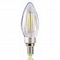 Лампа светодиодная Voltega E14 4W 2800К прозрачная VG1-CС1E14warm4W-F 4672 - фото №1