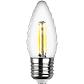 Лампа светодиодная филаментная REV TC37 E27 5W 2700K DECO Premium свеча на ветру 32426 3 - фото №2