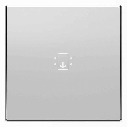Лицевая панель ABB Sky выключателя карточного с подсветкой серебристый алюминий 2CLA851400A1301