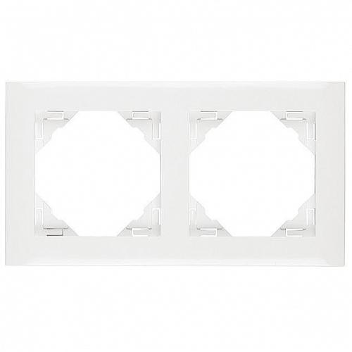 Рамка 2-постовая Efapel Logus 90 Base белый 90920 TBR