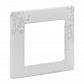 Рамка 1-постовая Legrand Valena Life Эл Грей белый 754121 - фото №1