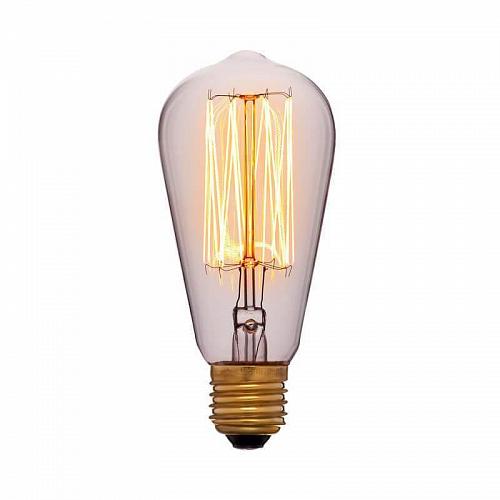 Лампа накаливания E27 60W прозрачная 053-228