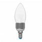 Лампа светодиодная диммируемая (08748) Uniel E14 5W 4500K матовая LED-C37P-5W/NW/E14/FR/DIM - фото №1