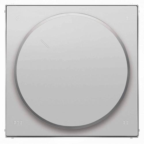 Лицевая панель ABB Sky переключателя на 4 положения серебристый алюминий 2CLA855400A1301