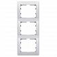 Рамка 3-постовая Legrand Galea Life алюминий 771307 - фото №1