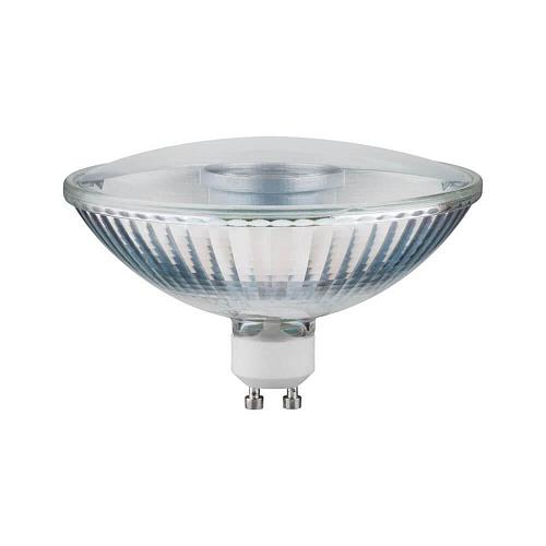 Лампа светодиодная GU10 4W 2700K полусфера прозрачная 28514