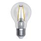 Лампа светодиодная филаментная диммируемая Uniel E27 12W 4000K прозрачная LED-A60-12W/4000K/E27/CL/DIM GLA01TR UL-00005184 - фото №1