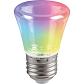 Лампа светодиодная Feron E27 1W RGB прозрачный LB-372 38134 - фото №1