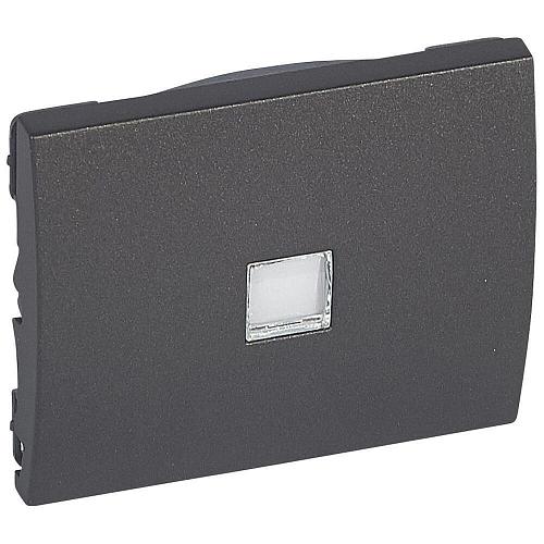 Лицевая панель Legrand Galea Life выключателя с подсветкой темная бронза 771211