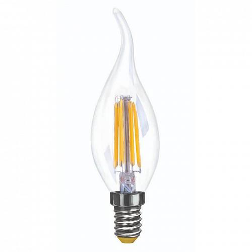Лампа светодиодная диммируемая филаментная Voltega E14 6W 2800K прозрачная VG10-CW35E14warm6W-FD 7080