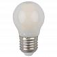 Лампа светодиодная филаментная ЭРА E27 7W 4000K матовая F-LED P45-7W-840-E27 frost Б0027959 - фото №1