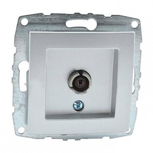 Розетка TV концевая Mono Electric Despina/ Larissa экран серебро 500-002105-138