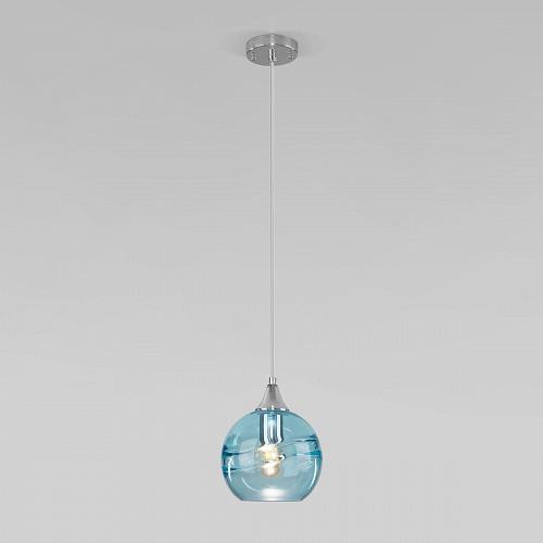 Подвесной светильник Eurosvet Lotus 50221/1 голубой