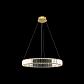 Подвесной светодиодный светильник Loft IT Crystal ring 10135/600 Gold - фото №3