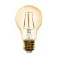 Лампа светодиодная филаментная диммируемая Eglo E27 5,5W 2200K золотистая 11864 - фото №1