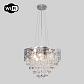 Подвесная люстра Eurosvet Lianna 10123/8 хром/прозрачный хрусталь Strotskis Smart - фото №1