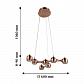 Подвесная светодиодная люстра Favourite Flasks 2223-7P - фото №4
