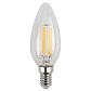 Лампа светодиодная филаментная ЭРА E14 5W 2700K прозрачная F-LED B35-5W-827-E14 Б0019002 - фото №1