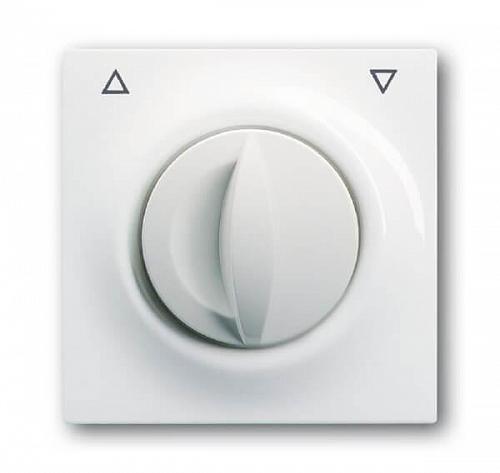 Лицевая панель ABB Impuls выключателя жалюзи альпийский белый 2CKA001753A4864