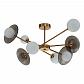 Потолочная люстра Indigo Jazz 11020/8C Brass V000164 - фото №2