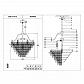 Подвесная люстра Lumien Hall Salvatore LH0037/7P-NK-CL - фото №4