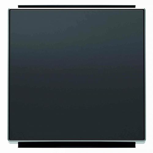 Лицевая панель ABB Sky выключателя одноклавишного чёрный бархат 2CLA850100A1501