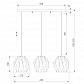 Подвесной светильник Eurosvet Moire 50137/3 черный - фото №2