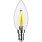 Лампа светодиодная филаментная REV С37 E14 5W 4000K DECO Premium холодный свет свеча 32360 0 - фото №2