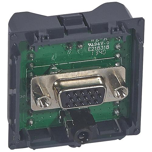 Розетка аудио/видео HD15+Jack 3.5 Legrand Celiane 067319