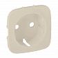Лицевая панель Legrand Valena Allure розетки с/з с зажимами слоновая кость 755256 - фото №1