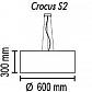 Подвесной светильник TopDecor Crocus Glade S2 01 334g - фото №2