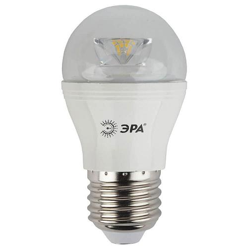 Лампа светодиодная ЭРА E27 7W 4000K прозрачная LED P45-7W-840-E27-Clear Б0020553