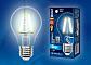 Лампа светодиодная филаментная Uniel E27 8W 4000K прозрачная LED-A60-8W/NW/E27/CL PLS02WH UL-00001372 - фото №2