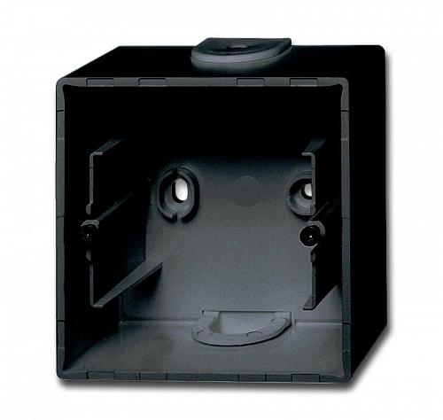 Коробка для накладного монтажа 1-постовая ABB Basic55 chateau-черный 2CKA001799A0965