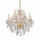 Подвесная люстра Lumina Deco Eliza LDP 7026-8+4 SL+GD - фото №3