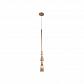 Подвесной светильник Crystal Lux Lux New SP1 B Amber - фото №1