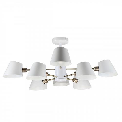 Потолочная люстра IMEX MD.9130-8-S WH+AB
