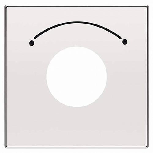 Лицевая панель ABB Sky выключателя с ключом на 2 положения альпийский белый 2CLA855300A1101