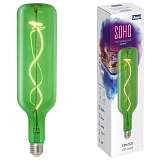 Лампа светодиодная Uniel E27 5W зеленый Led-SF21-5W/Soho/E27/CW Green GLS77GR UL-00007627